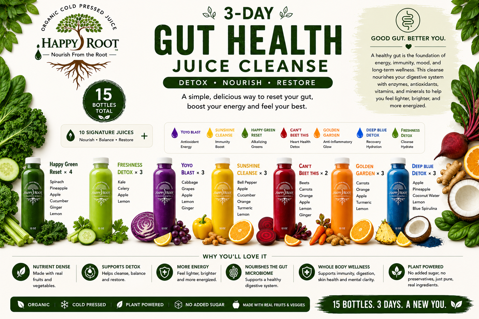 3-Day Gut Health Juice Cleanse