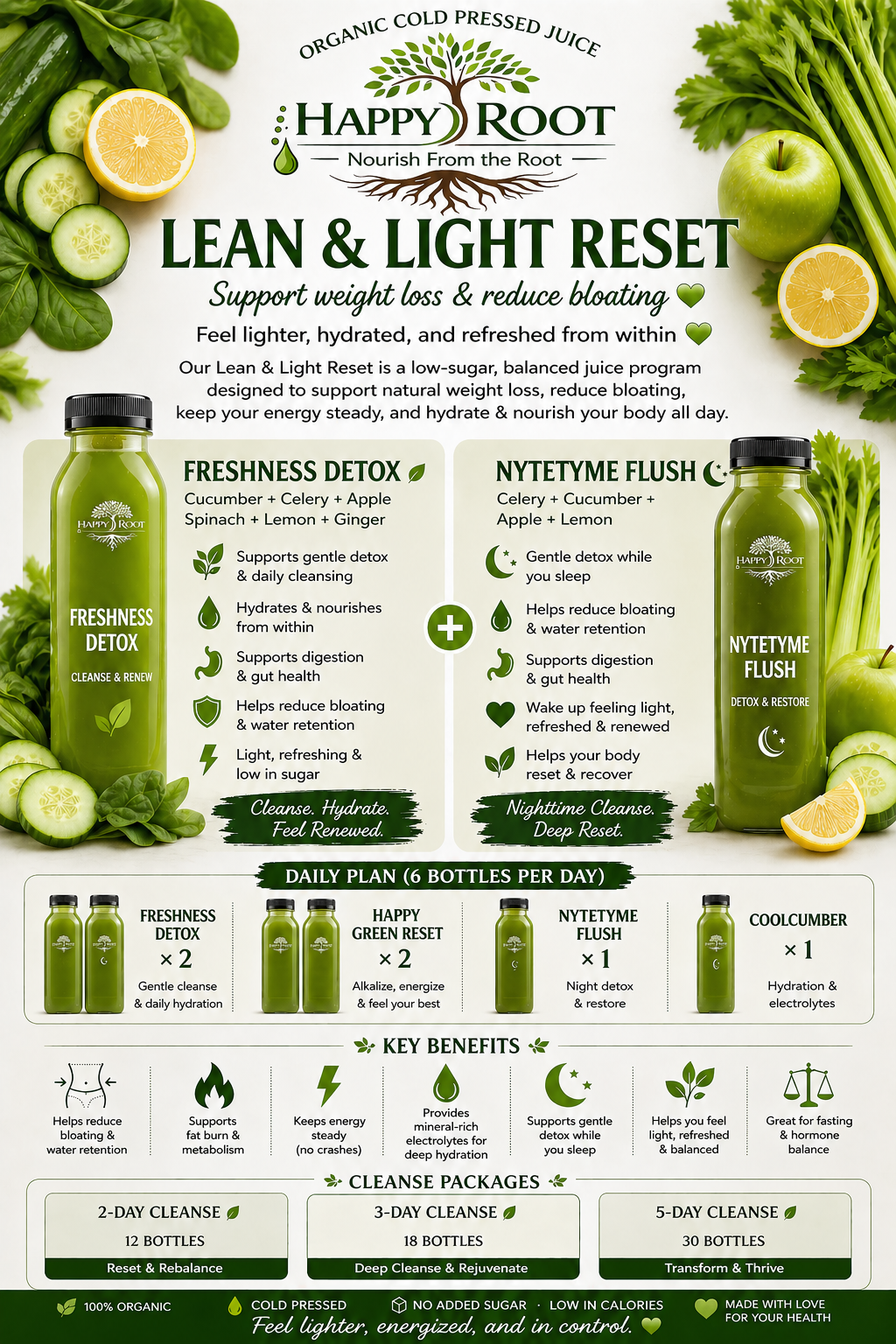 Happy Root Lean & Light Reset